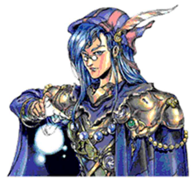 (Picture of the archaelogist Surlent, from the 1996 role-playing game Treasure of the Rudras.)